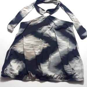 Wet Seal Patterned Design Halter Top